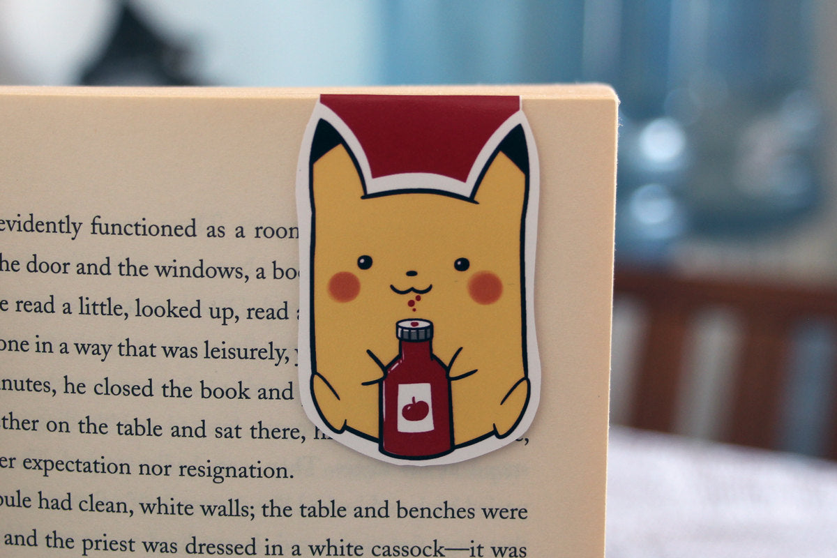 Ketchup Yellow Mouse Magnetic Bookmark