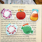 Sweet tooth magnetic bookmarks set