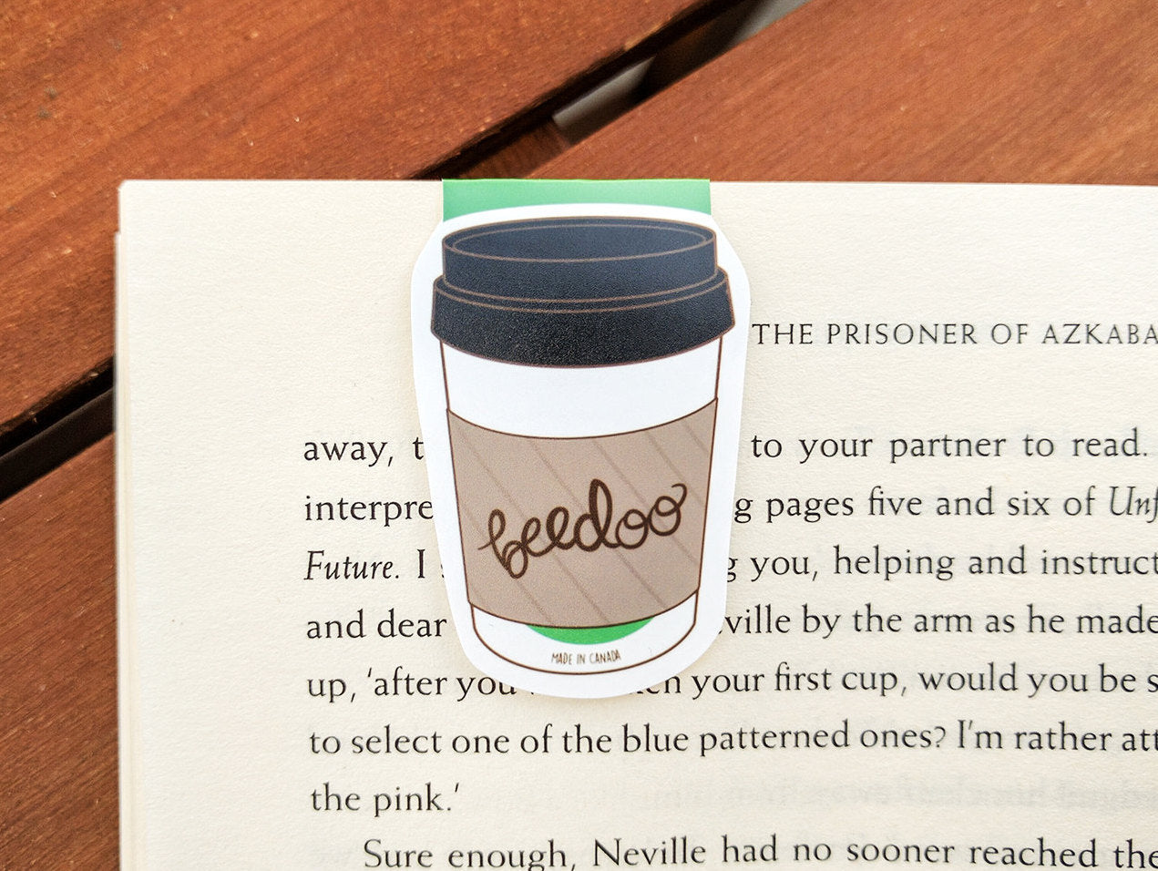 Cute Coffee Paper Cup Magnetic Bookmark