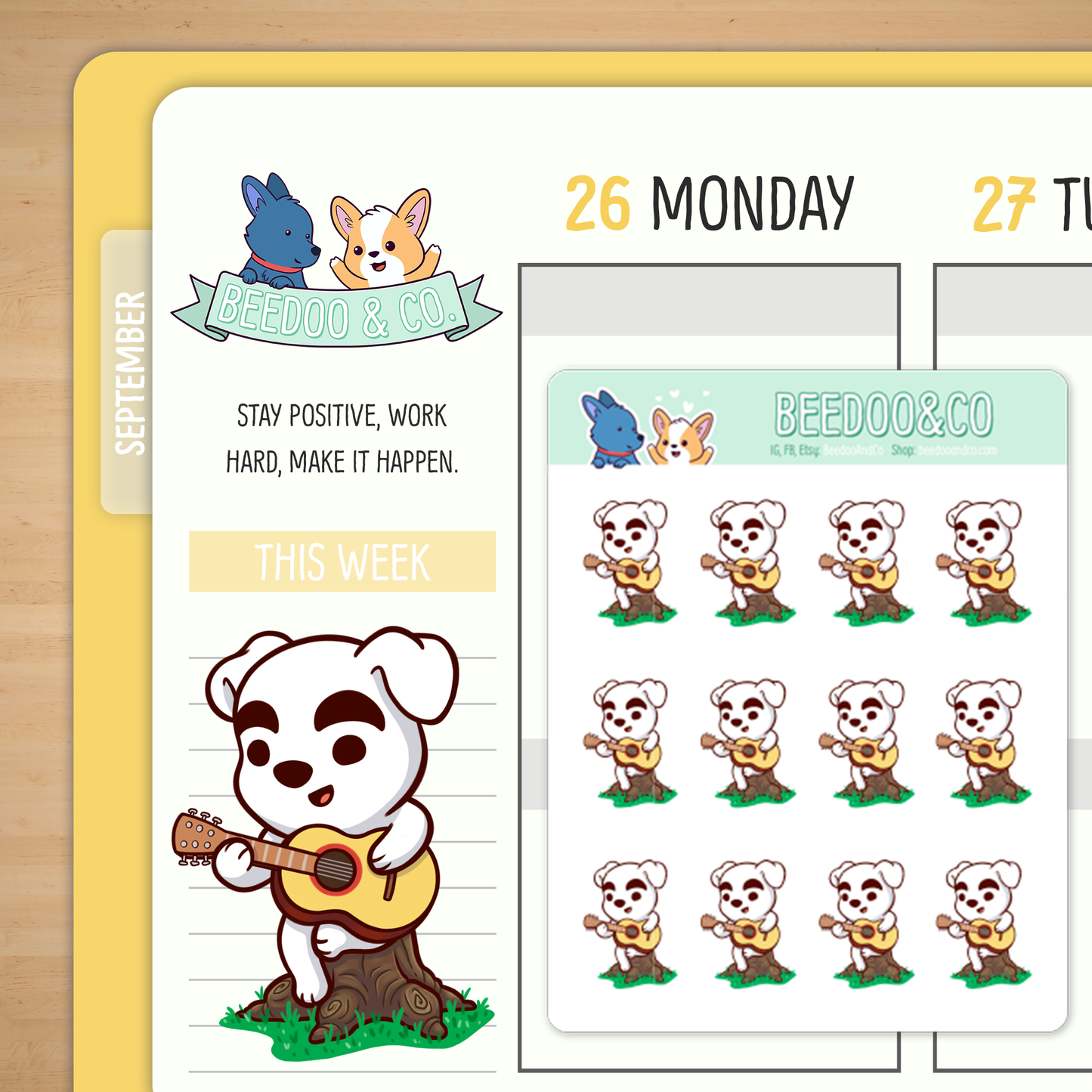 Animal Island Planner Stickers