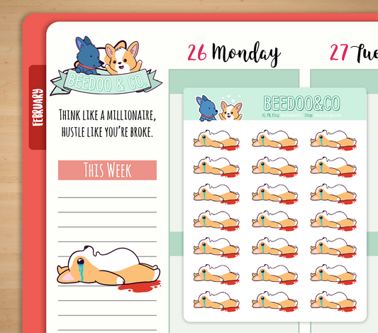 That Time of Month Planner Stickers